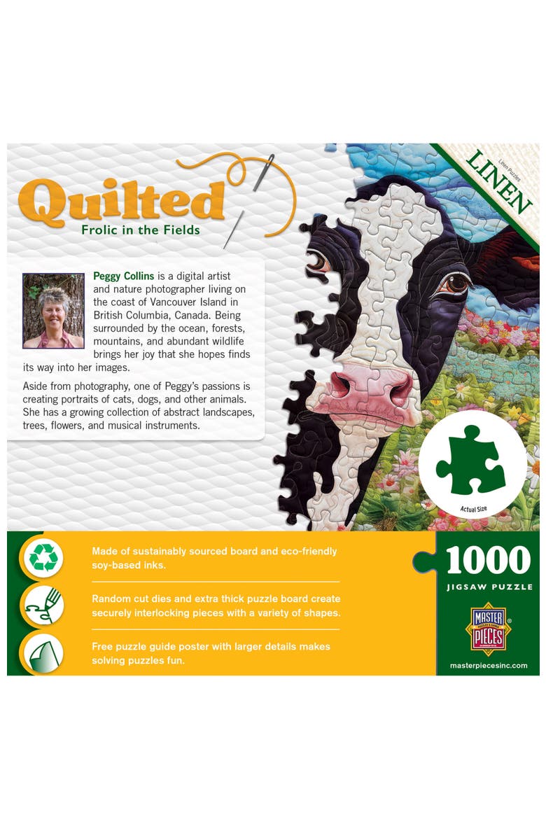 Frolic in the Fields 1000 Piece Puzzle, Alternate, color, Multicolor