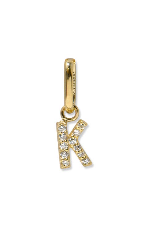 Love Letter Pavé Diamond Charm