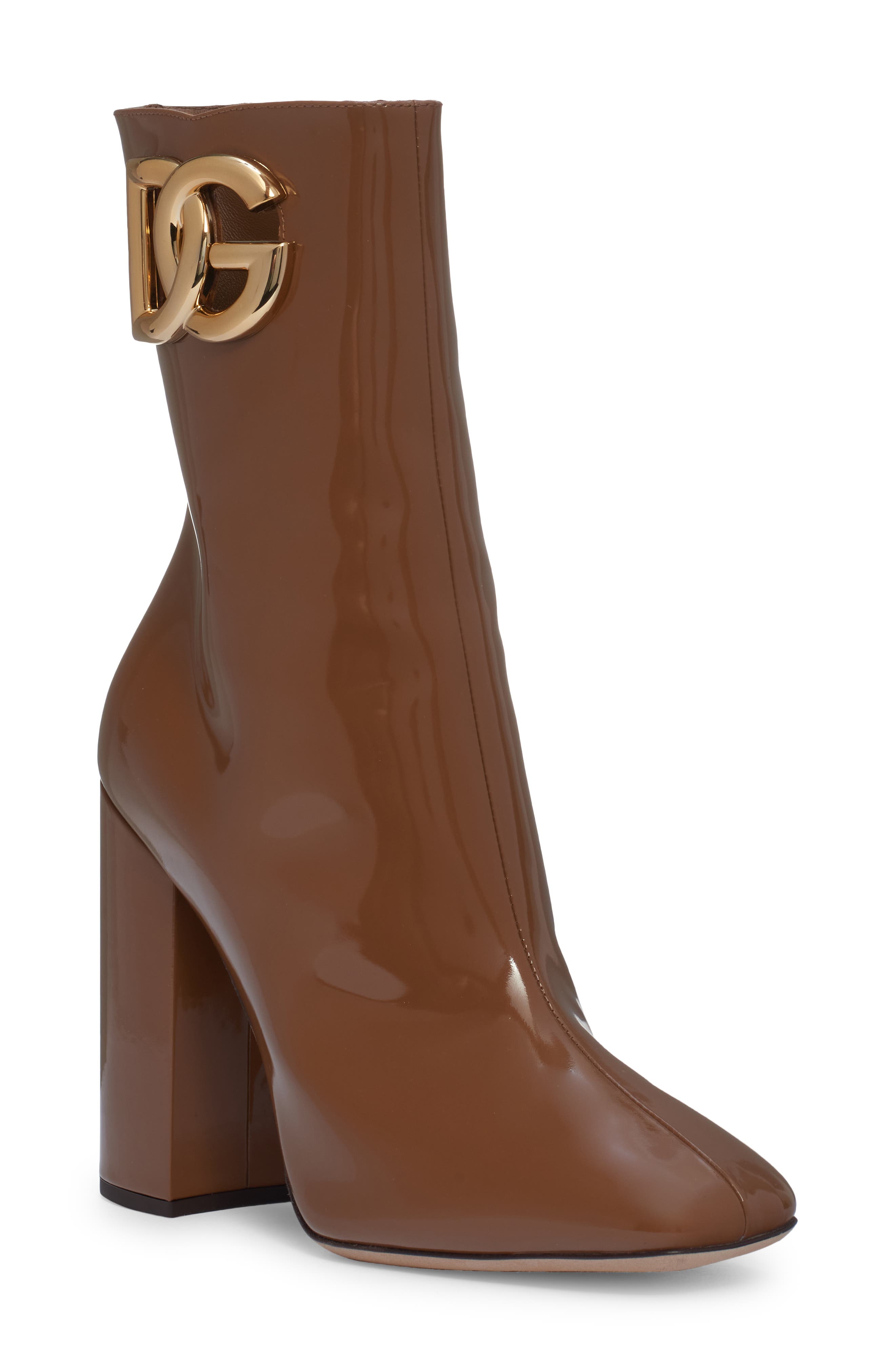 Dolce&Gabbana Jackie Block Heel Bootie, Main, color, 