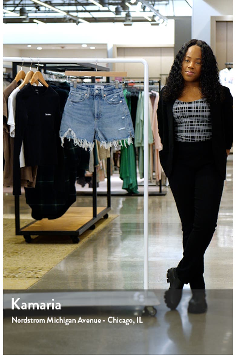 Dani Ultra High Waist Cutoff Denim Shorts video