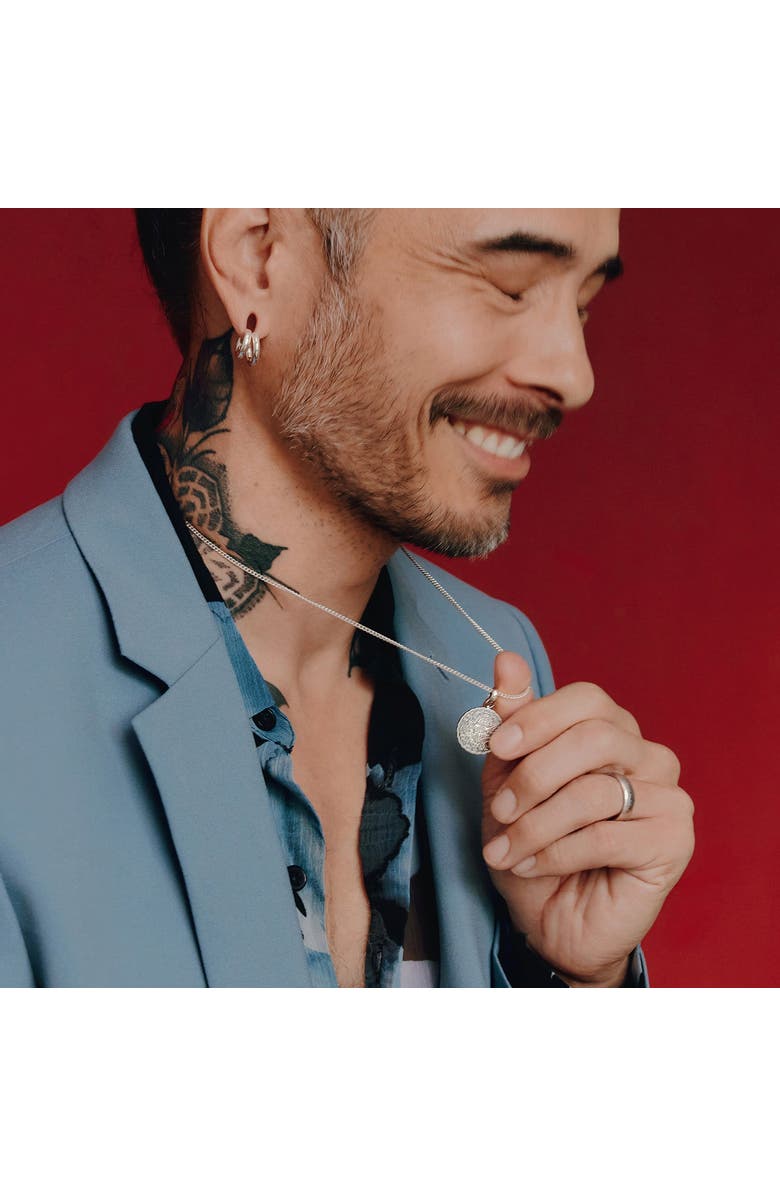 LOUPN Royal Dragon Pendant Necklace, Alternate, color, Silver