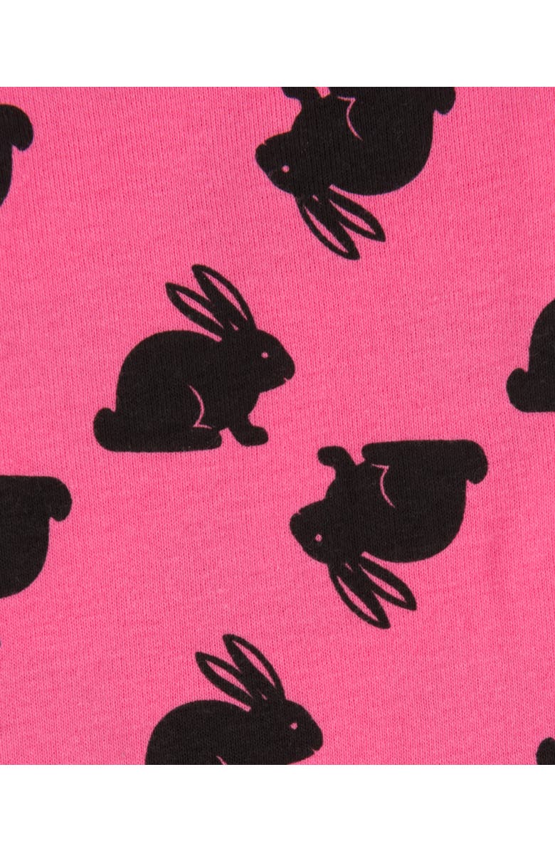 Leveret Girls 2-pc. Cotton Pajamas with Matching Doll Accessory - Spring & Everyday Prints, Alternate, color, Bunny Pink