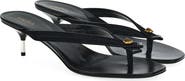 Versace Medusa Leather Thong Sandal