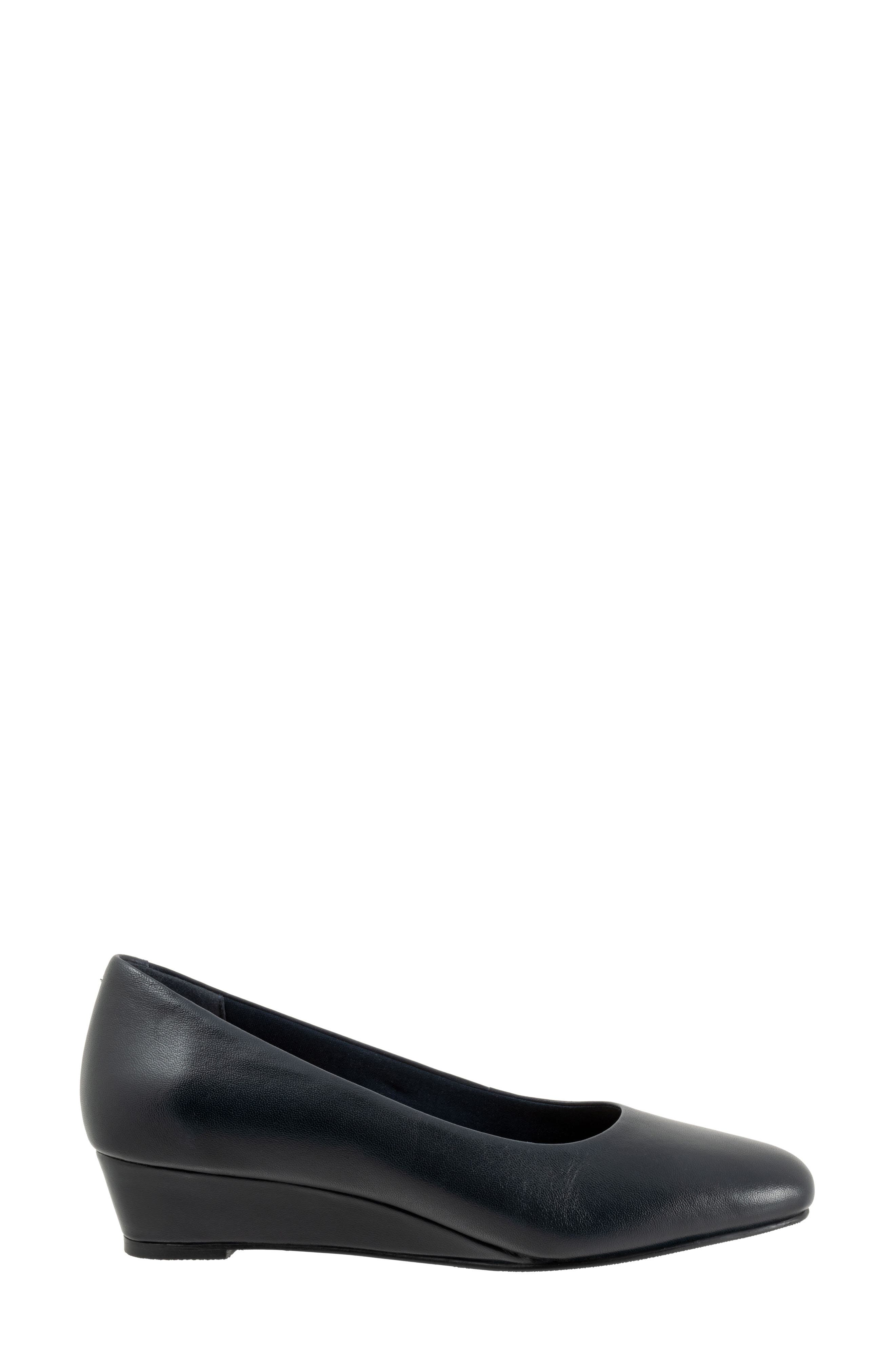Denisse Wedge Pump, Alternate, color, NAVY