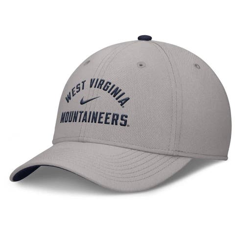 Men's Nike Gray West Virginia Mountaineers Rise Prep Performance Flex Hat