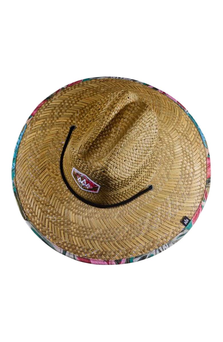 Hemlock Bombay Straw Lifeguard Hat, Alternate, color, Panther