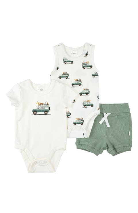 Cuddle & Coo Lemonade Strechie 3 PC Set