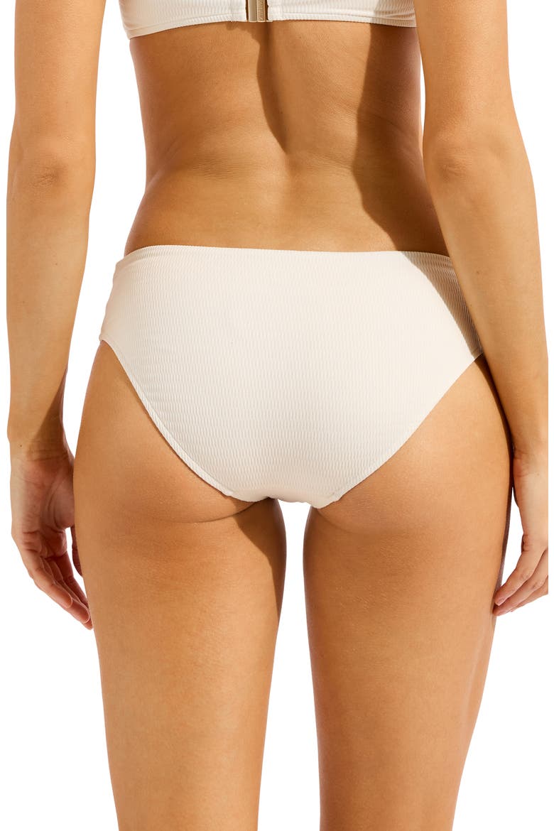 Multi Strap Hipster Bikini Bottoms, Alternate, color, ECRU