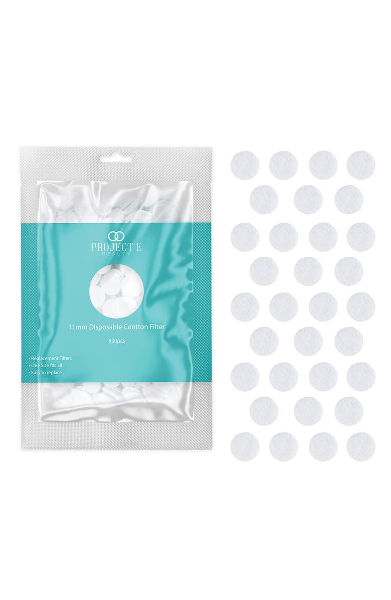 Project E Beauty 1000pcs Cotton Filter, Main, color, White