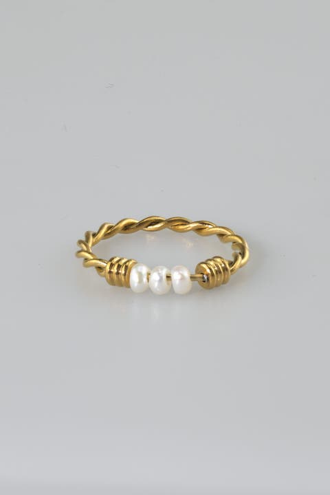 Pearl Fidget Ring