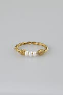 Meideya Pearl Fidget Ring