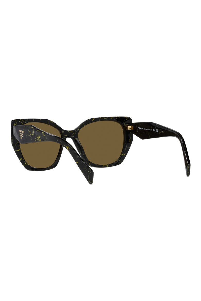 50mm Small Rectangular Sunglasses, Alternate, color, DARK BROWN