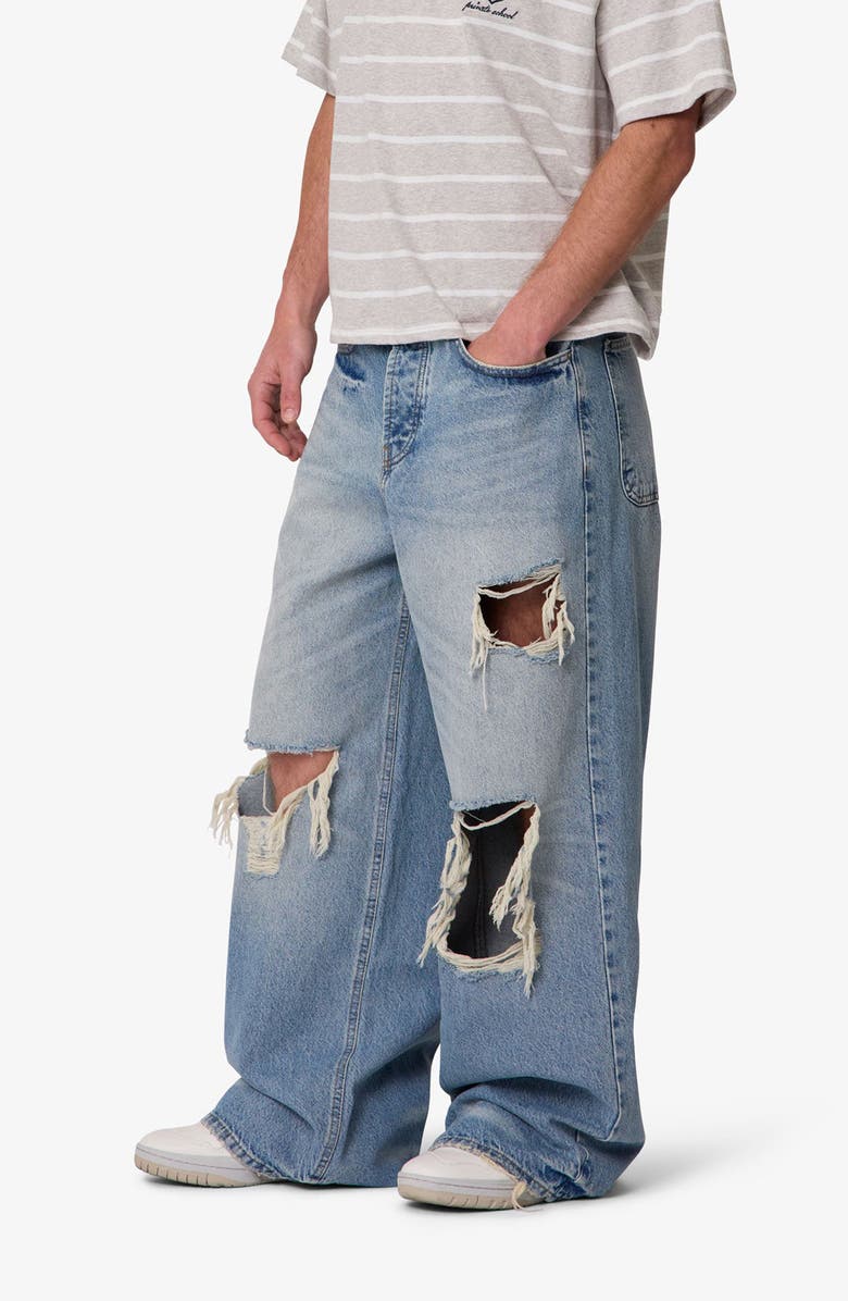 mnml Blowout Rave Ripped Jeans, Alternate, color,