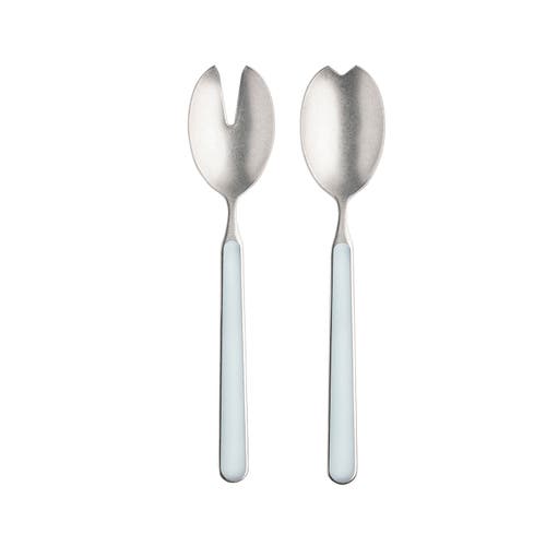 Mepra Fantasia Pewter Salad Serving Set In Blue