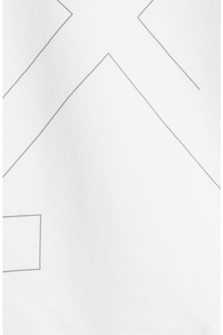 Diagonal Unfinished Slim Fit Hoodie, Alternate, color, WHITE SILVER
