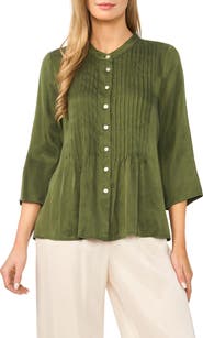 Halogen® Pintuck Top