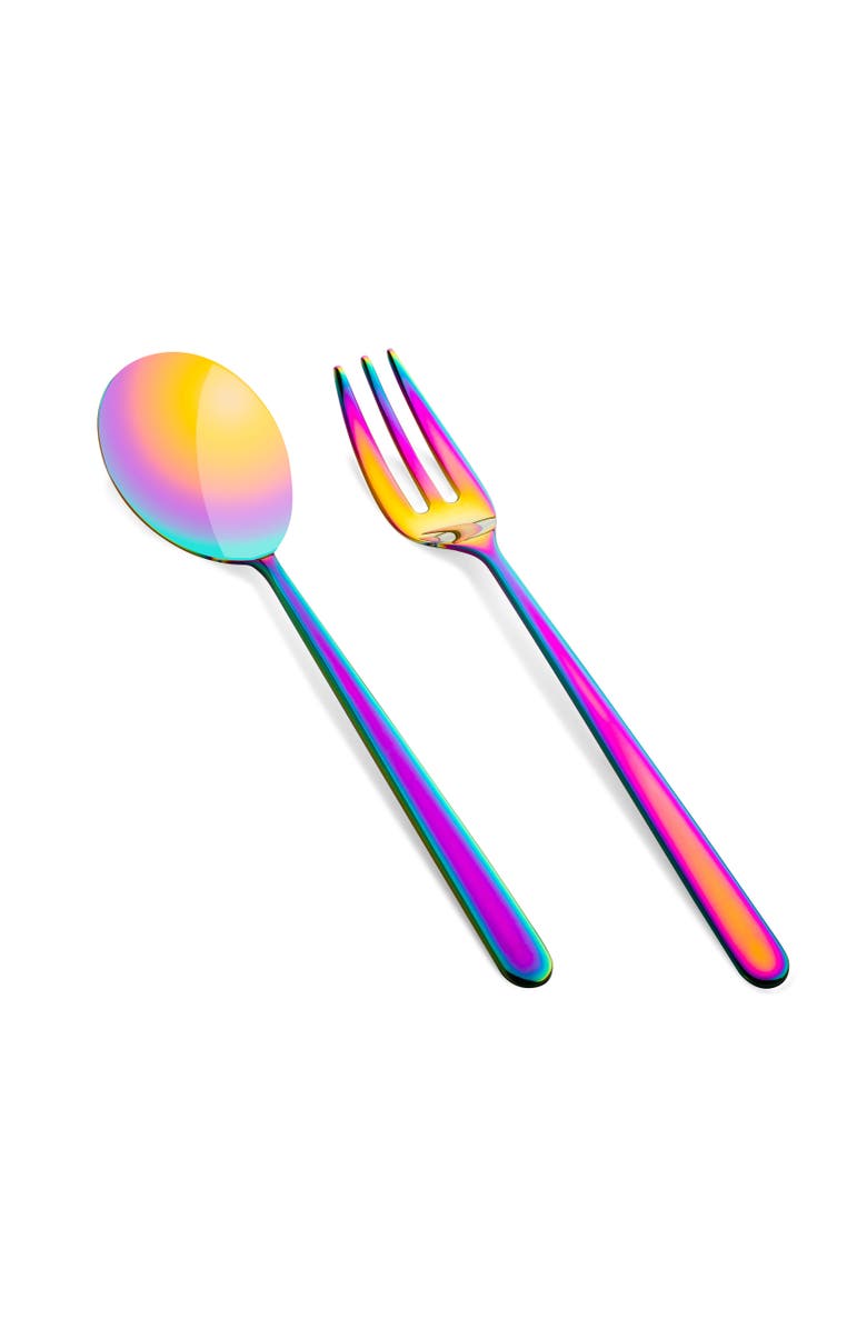 Mepra Linea Serving Set - 2 Pieces, Main, color, Rainbow