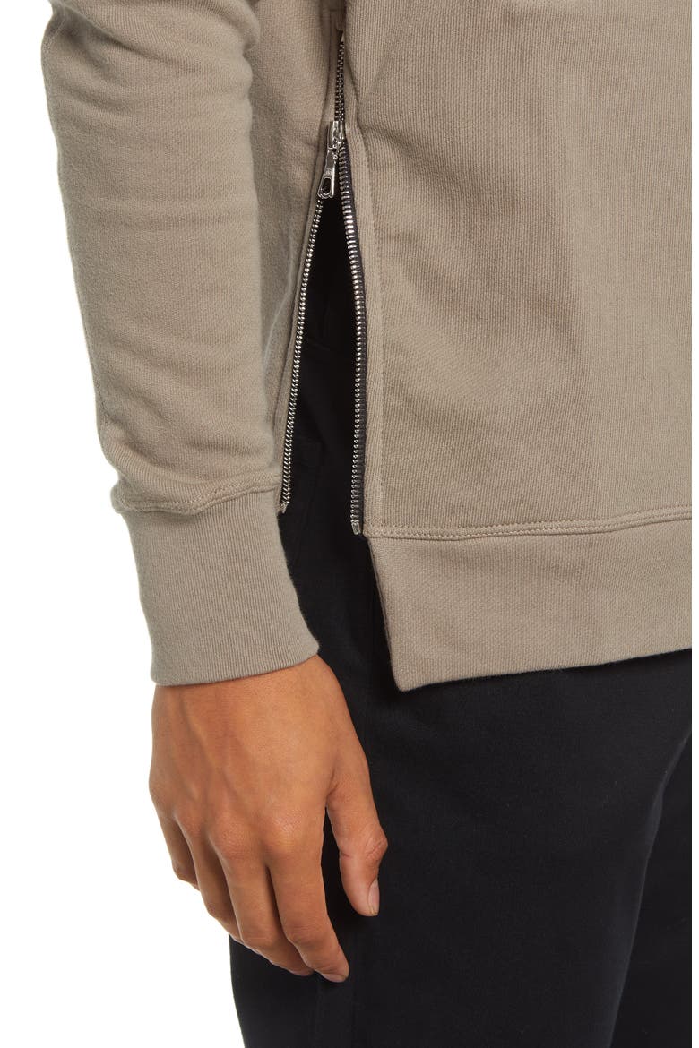 Villain Slim Fit Fleece Hoodie, Alternate, color, DUST