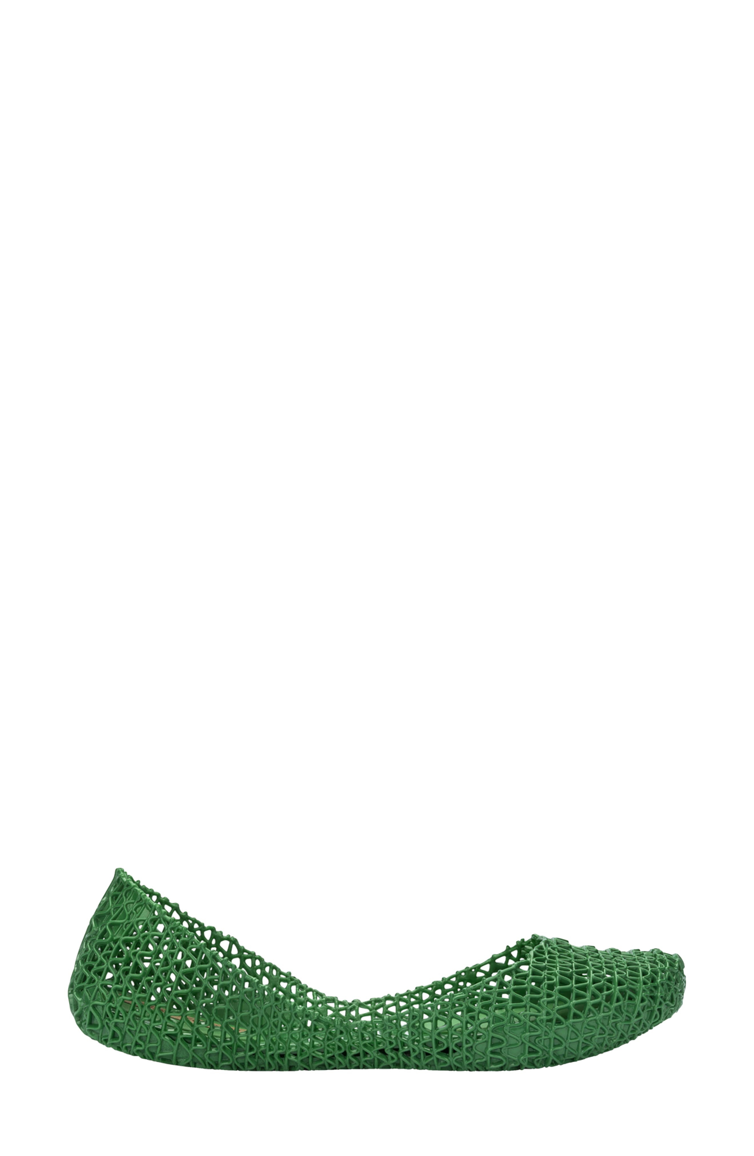 Melissa Campana Papel Flat, Alternate, color, Metallic Green