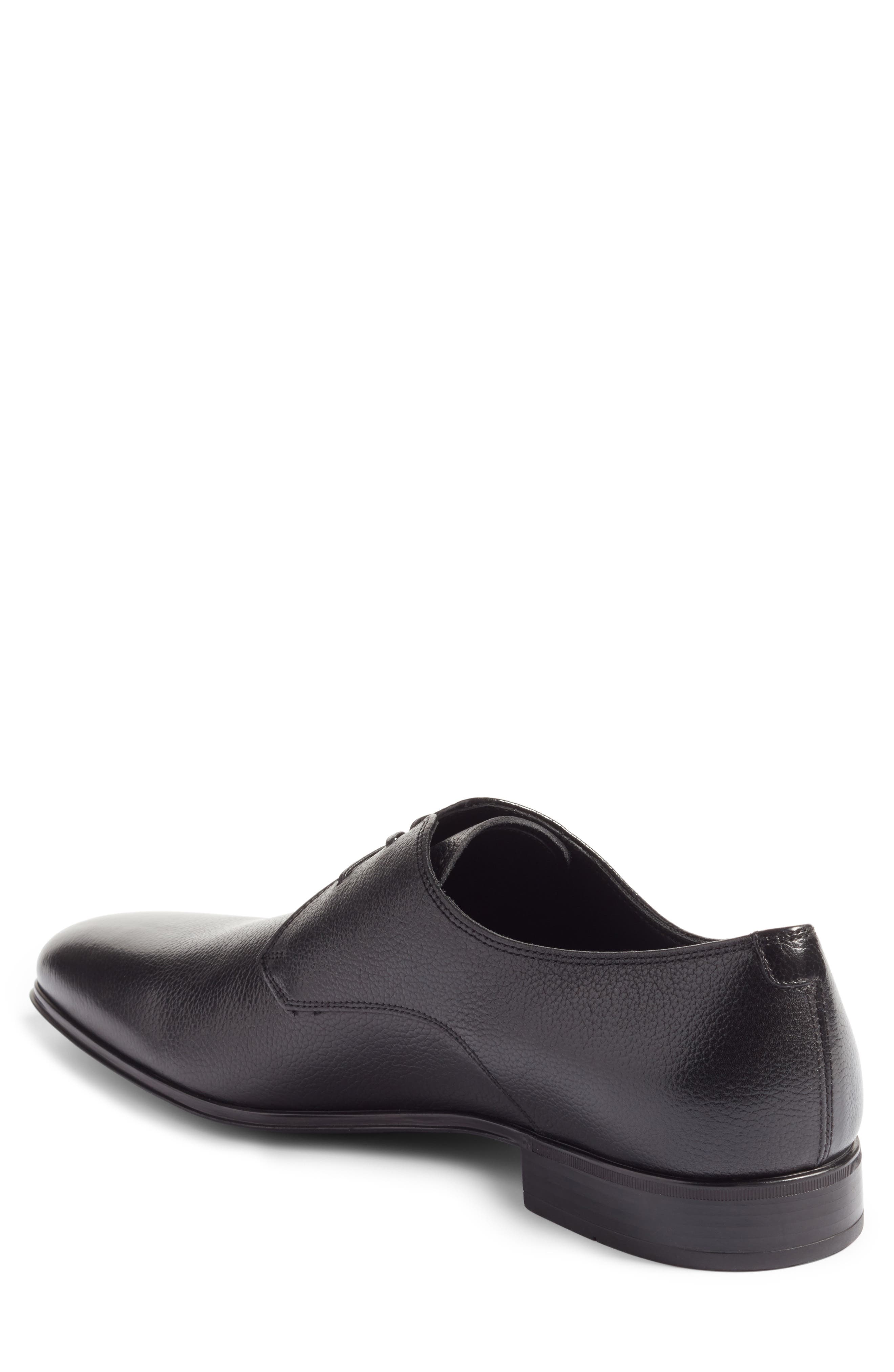 Salvatore Ferragamo Fortunato 2 Plain Toe Derby, Alternate, color, NERO