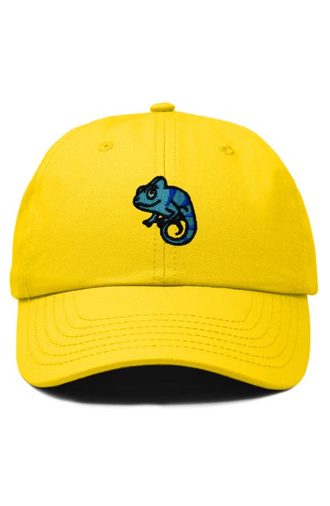 Chameleon Embroidered Dad Hat