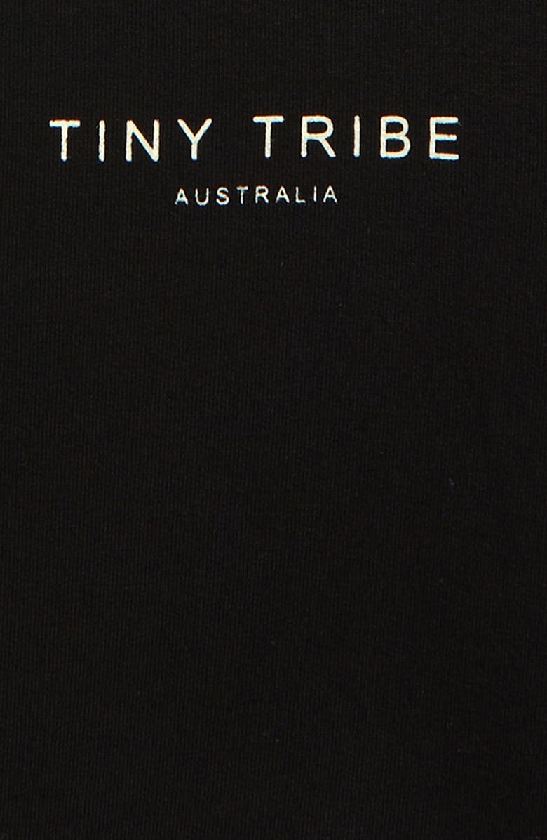 TINY TRIBE Core Signature Crewneck Sweatshirt, Alternate, color, Black