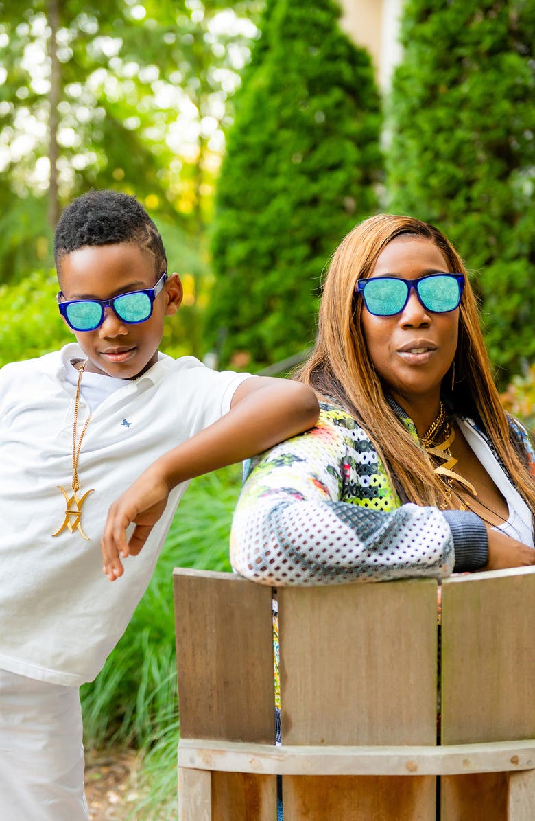 KidRaq Set of 2 Ocean Wave Sunglasses, Alternate, color, Comic