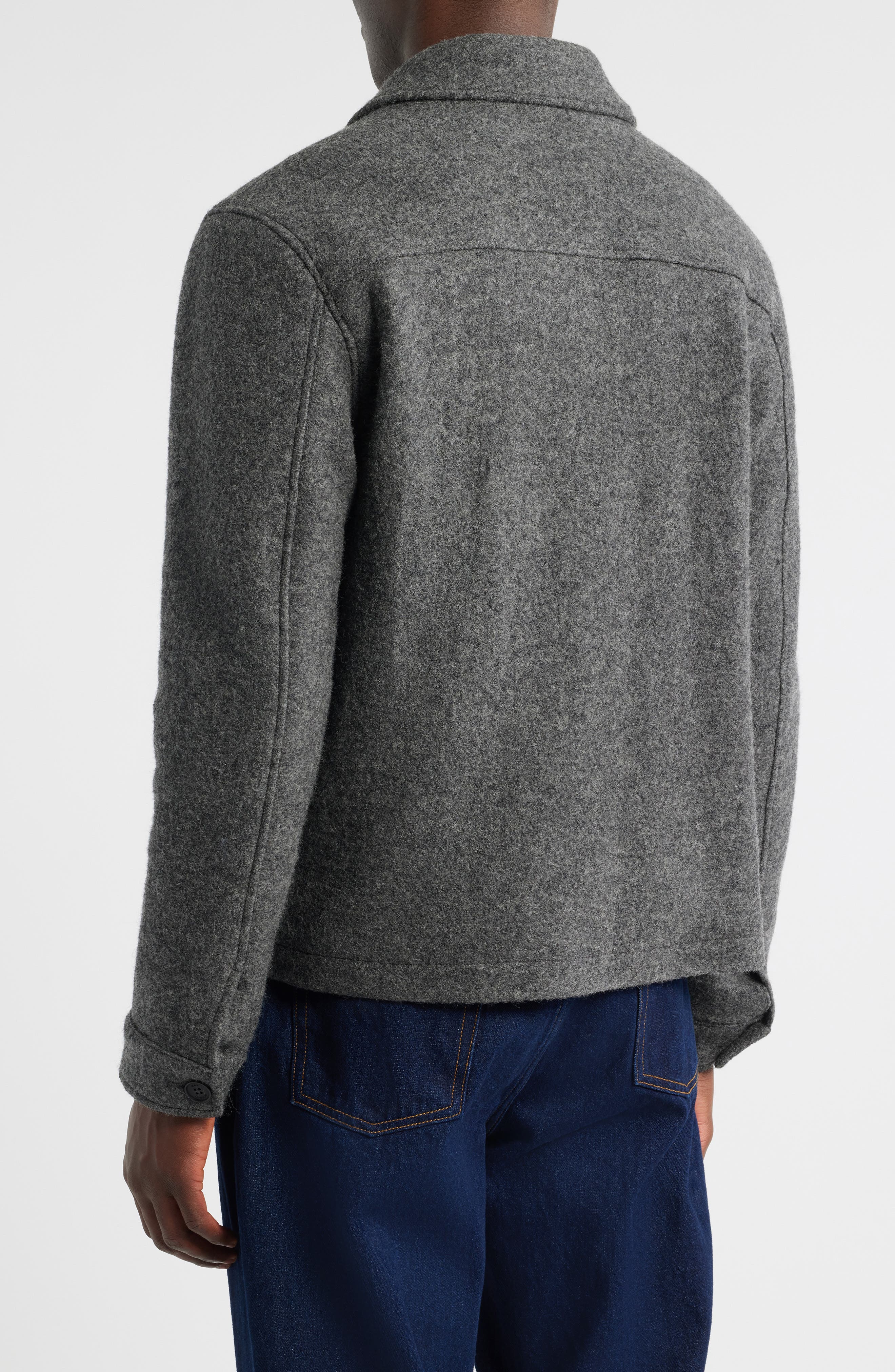 Eldon Boiled Wool Zip Jacket - image 2