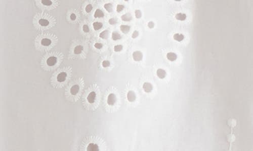 Steve Madden Anaisa Eyelet Embroidered Midi Skirt In Antique