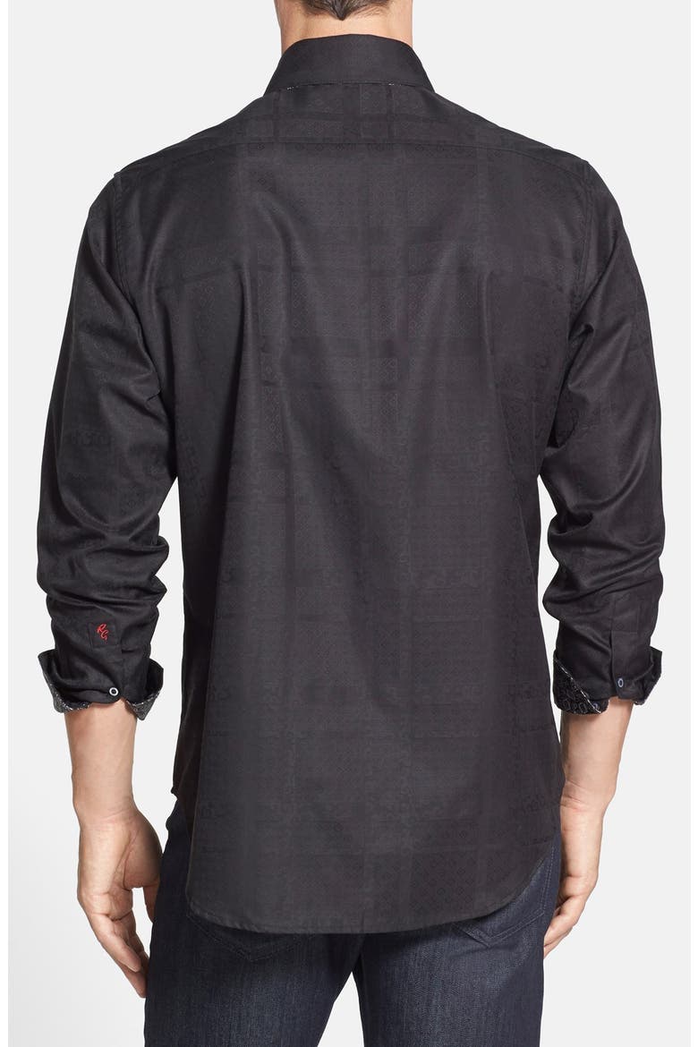 'Suarez' Classic Fit Sport Shirt, Alternate, color, BLACK