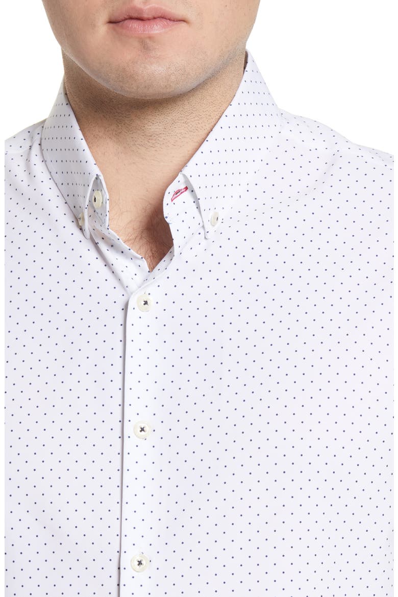 Short Sleeve Button-Down Shirt, Alternate, color, WHITE