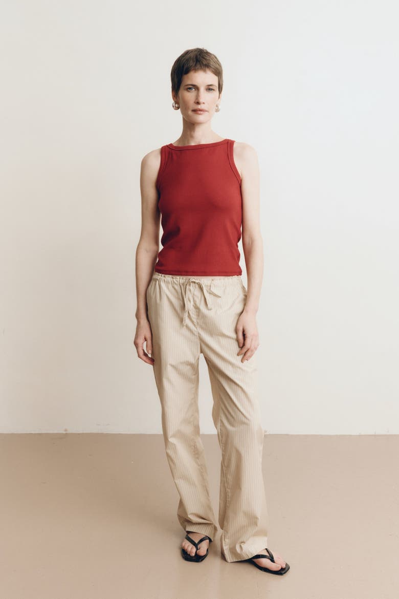 Clara Stripe Pant, Alternate, color, Canyon Stripe