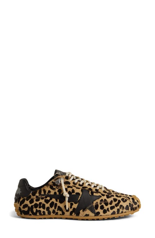 Golden Goose Marathon Speed Genuine Calf Hair Sneaker In Brown