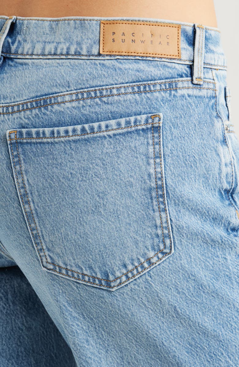 PacSun Cesca Straight Leg Jeans, Alternate, color, Medium Wash