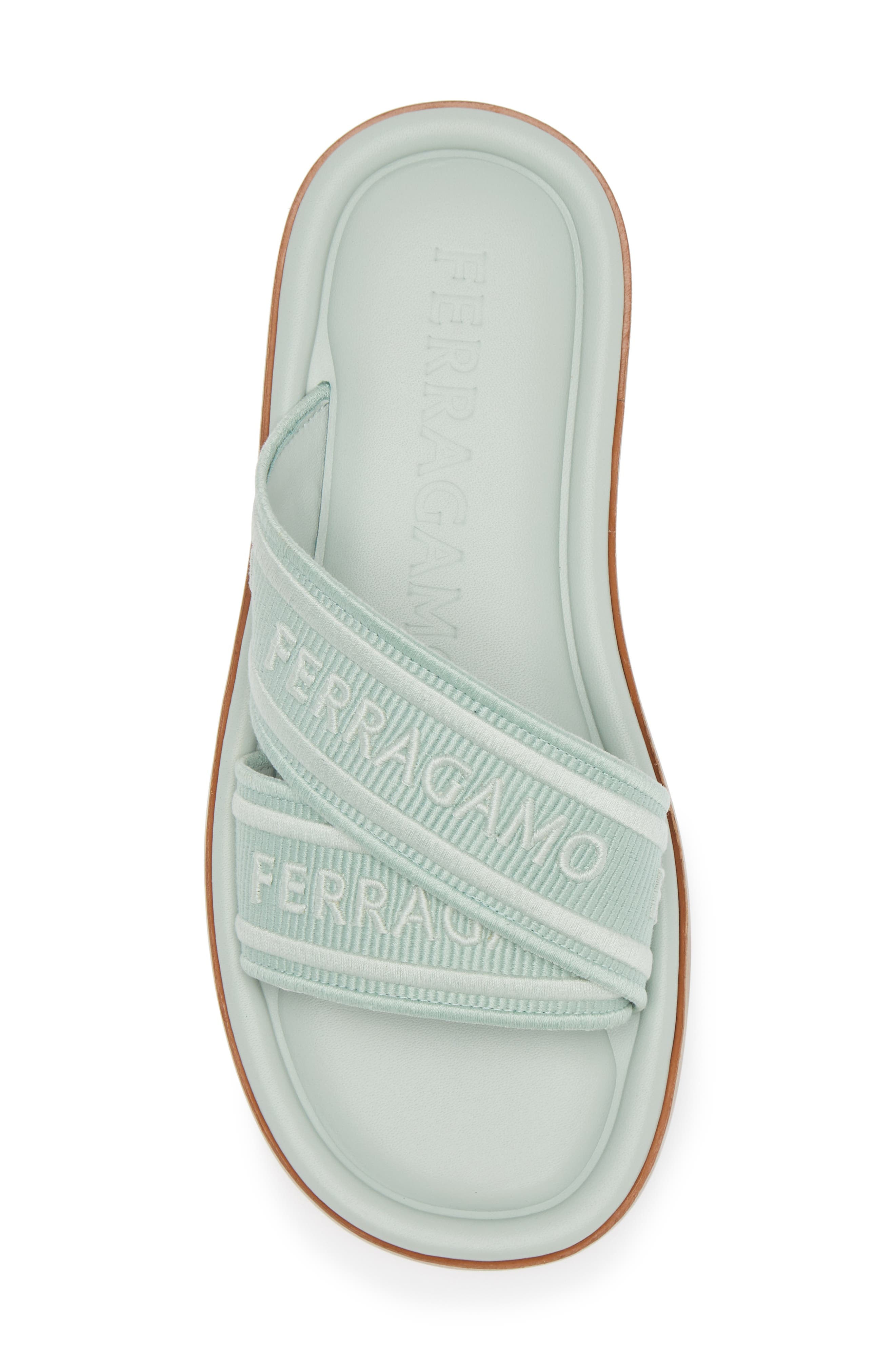 FERRAGAMO Laurene Slide Sandal, Alternate, color, Lucky Charmed