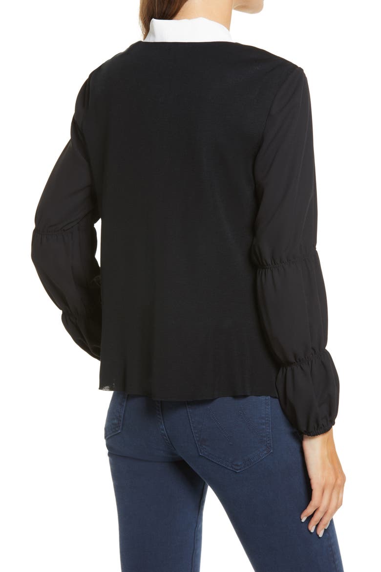 Front Zip Knit Jacket, Alternate, color, BLACK