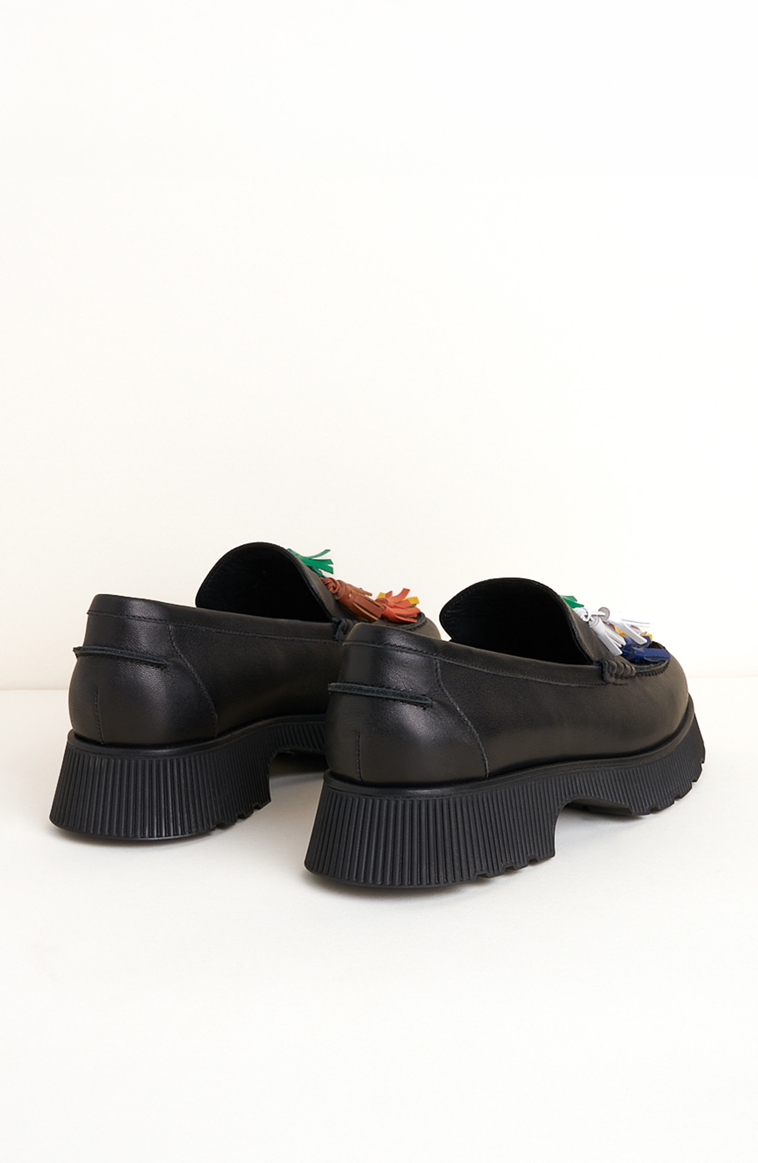 Charlotte Stone Chandler Tasseled Lug Sole Loafer, Alternate, color, 