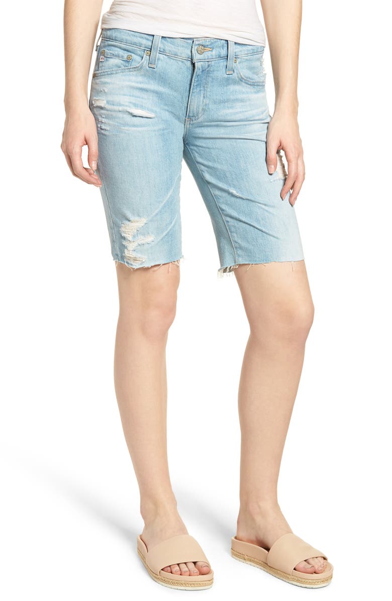 AG Nikki Denim Shorts, Main, color,