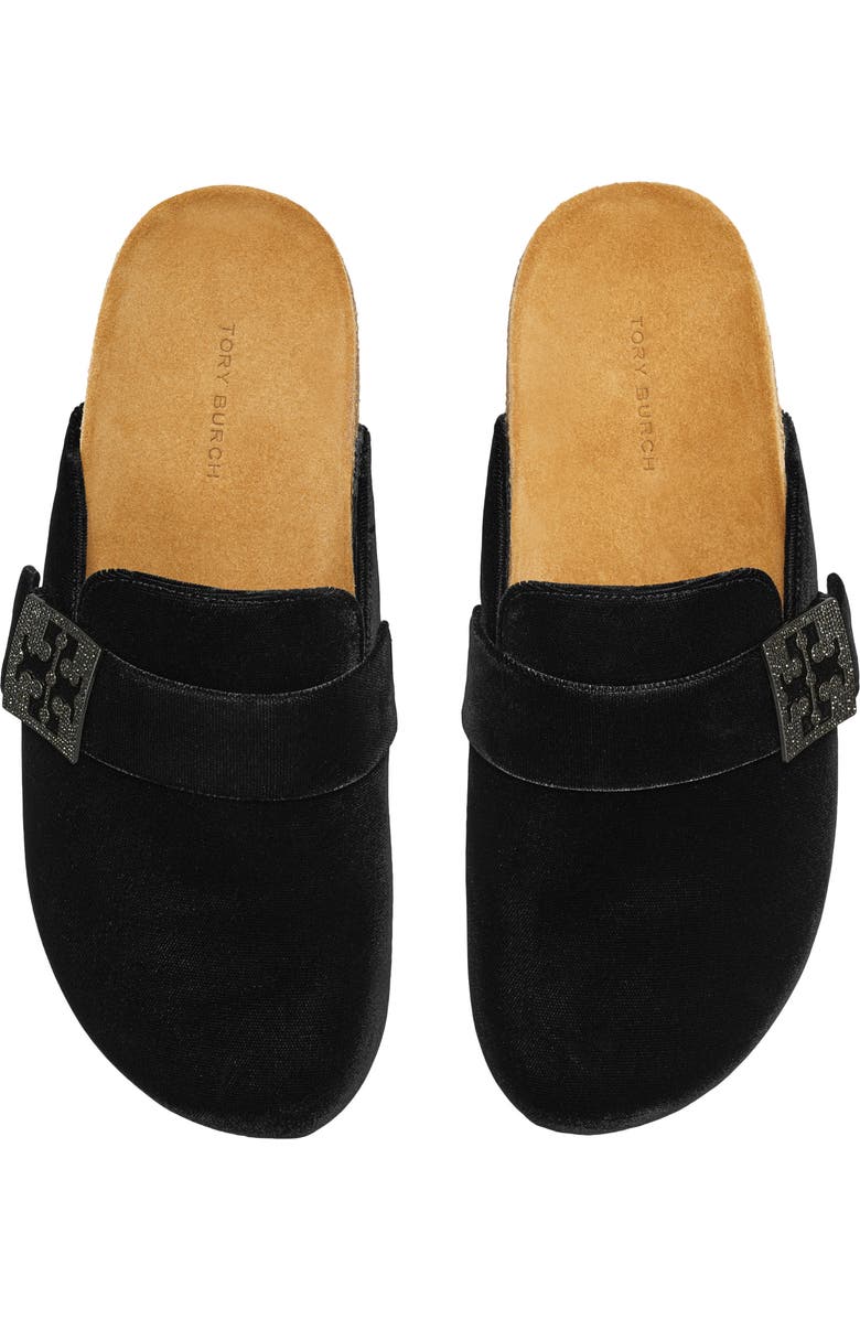 Tory Burch Mellow Pavé Mule, Alternate, color, Perfect Black / Jet