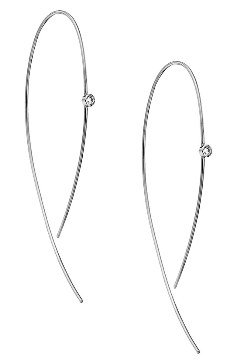 LANA Hooked on Hoops Diamond Earrings, Main, color,