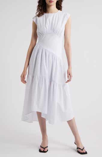 FRAME Sleeveless Cotton Seersucker Sundress