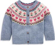 Mini Boden Kids' Fair Isle Cardigan