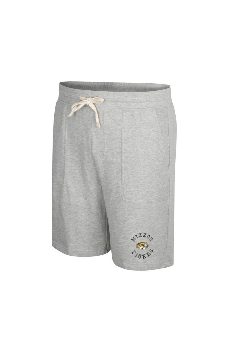 COLOSSEUM Men's Colosseum Heather Gray Missouri Tigers Love To Hear This Terry Shorts, Alternate, color, Heather Gray