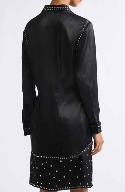 Mystic Studded Satin Shirt
