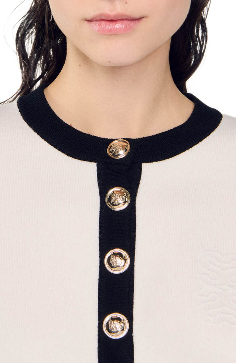 SANDRO Knit cardigan, Alternate, color, 