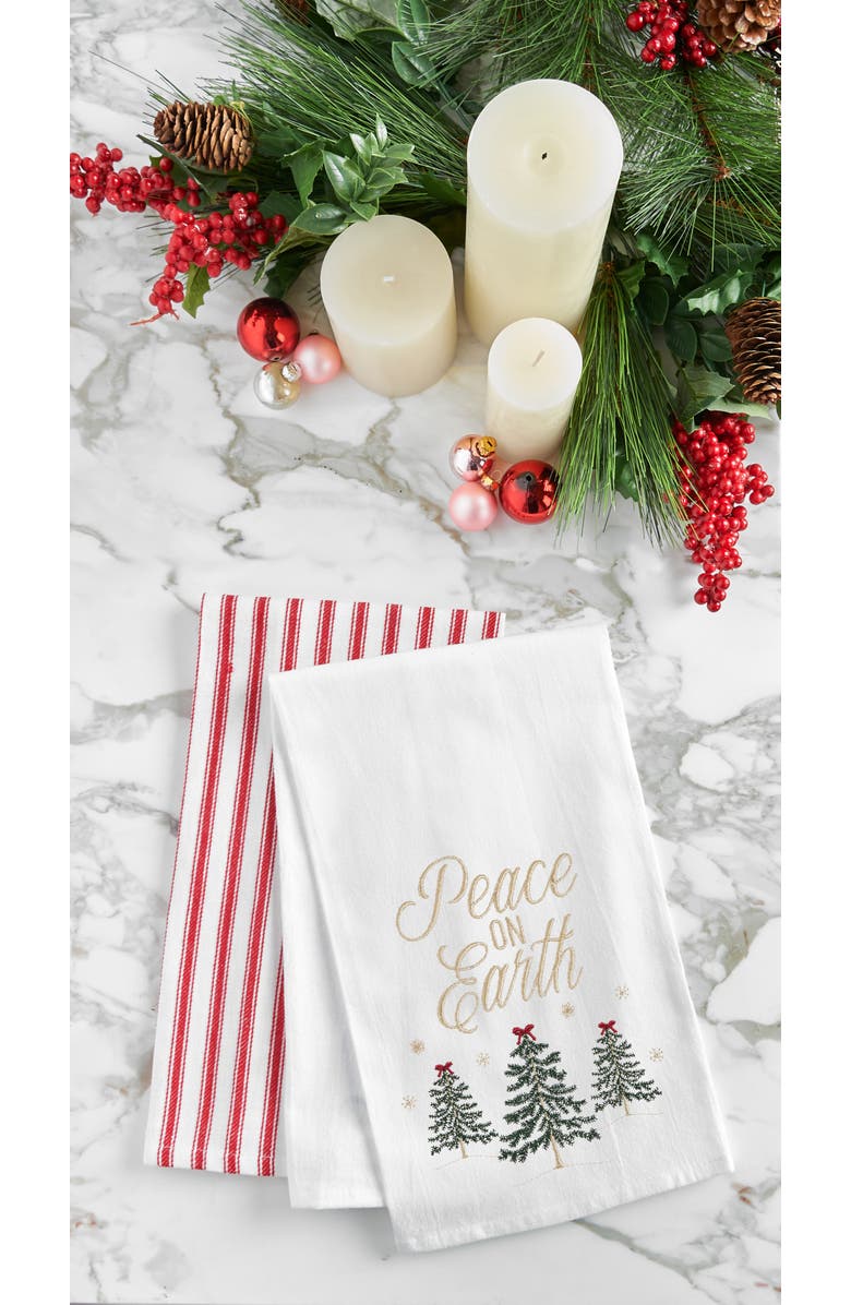 C&F Home Peace On Earth Forest Towel, Alternate, color, Gold