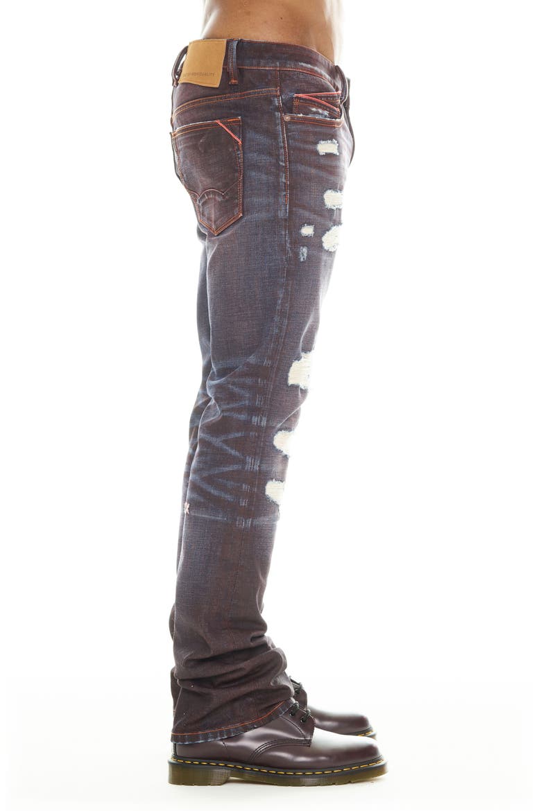 Lenny Bootcut Jeans, Alternate, color, BRICK