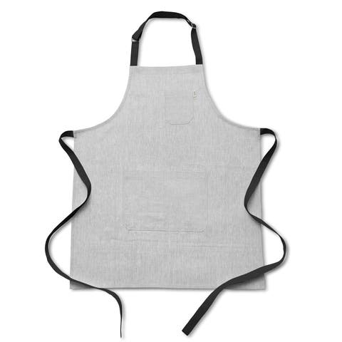 Linen Apron 32 x 27 in for Dining Table, Holiday and Everyday Table Decor - Classic Linen Apron