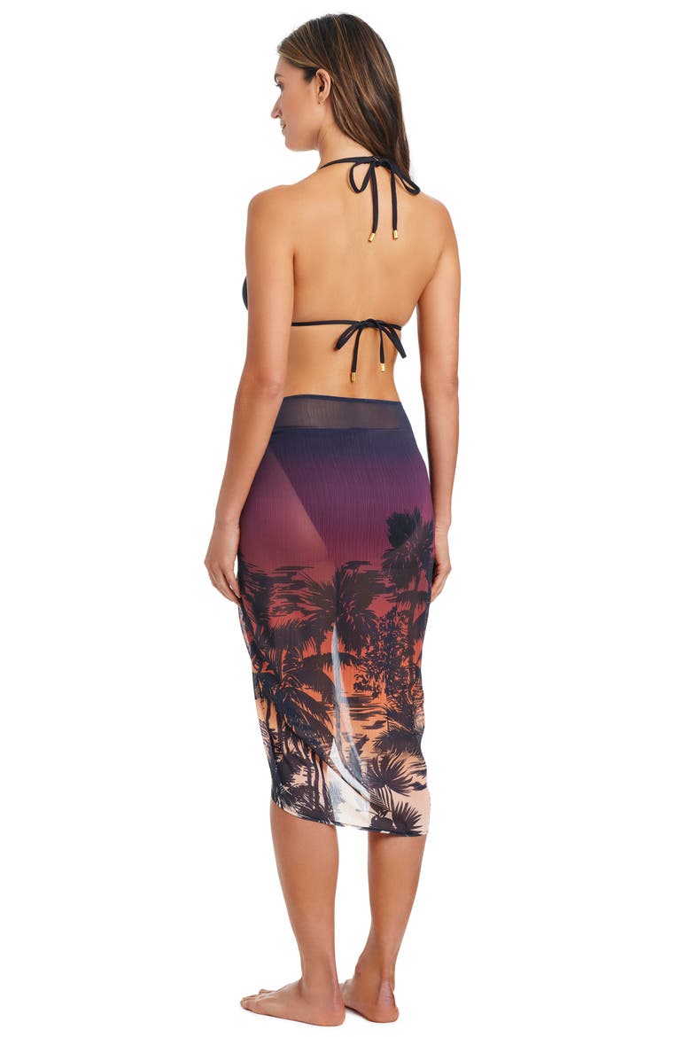 Pareo Sarong Skirt, Alternate, color, PURPLE MULTI