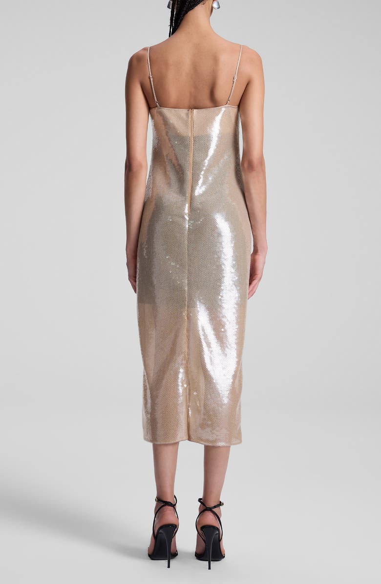A.L.C. Danielle Sequin Cocktail Dress, Alternate, color, Clear